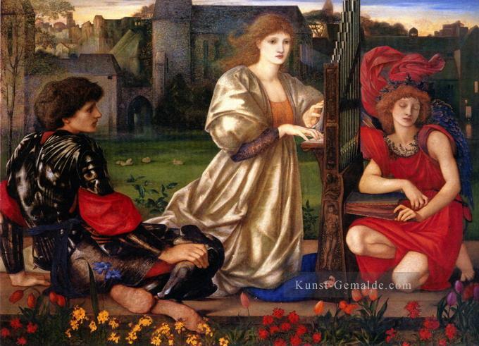 Le Chant dAmour Lied of Love Präraffaeliten Sir Edward Burne Jones Ölgemälde